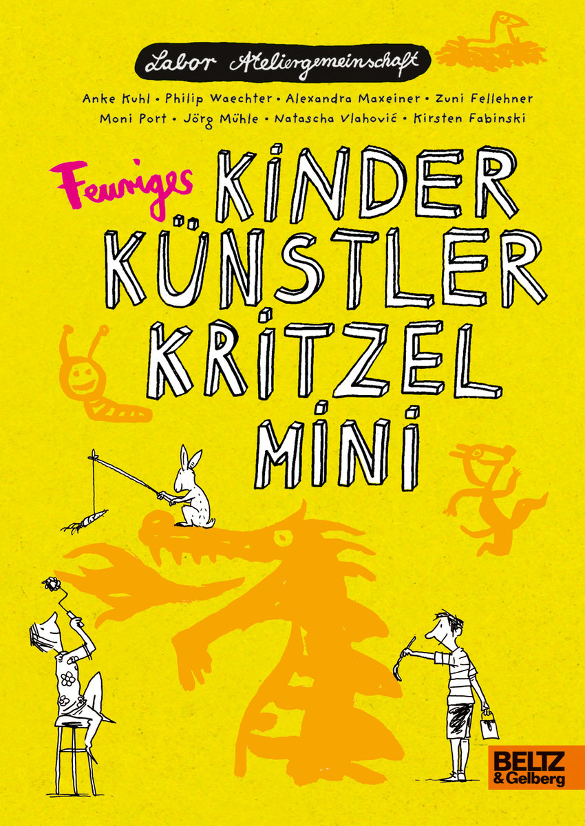 Feuriges Kinder Künstler Kritzelmini