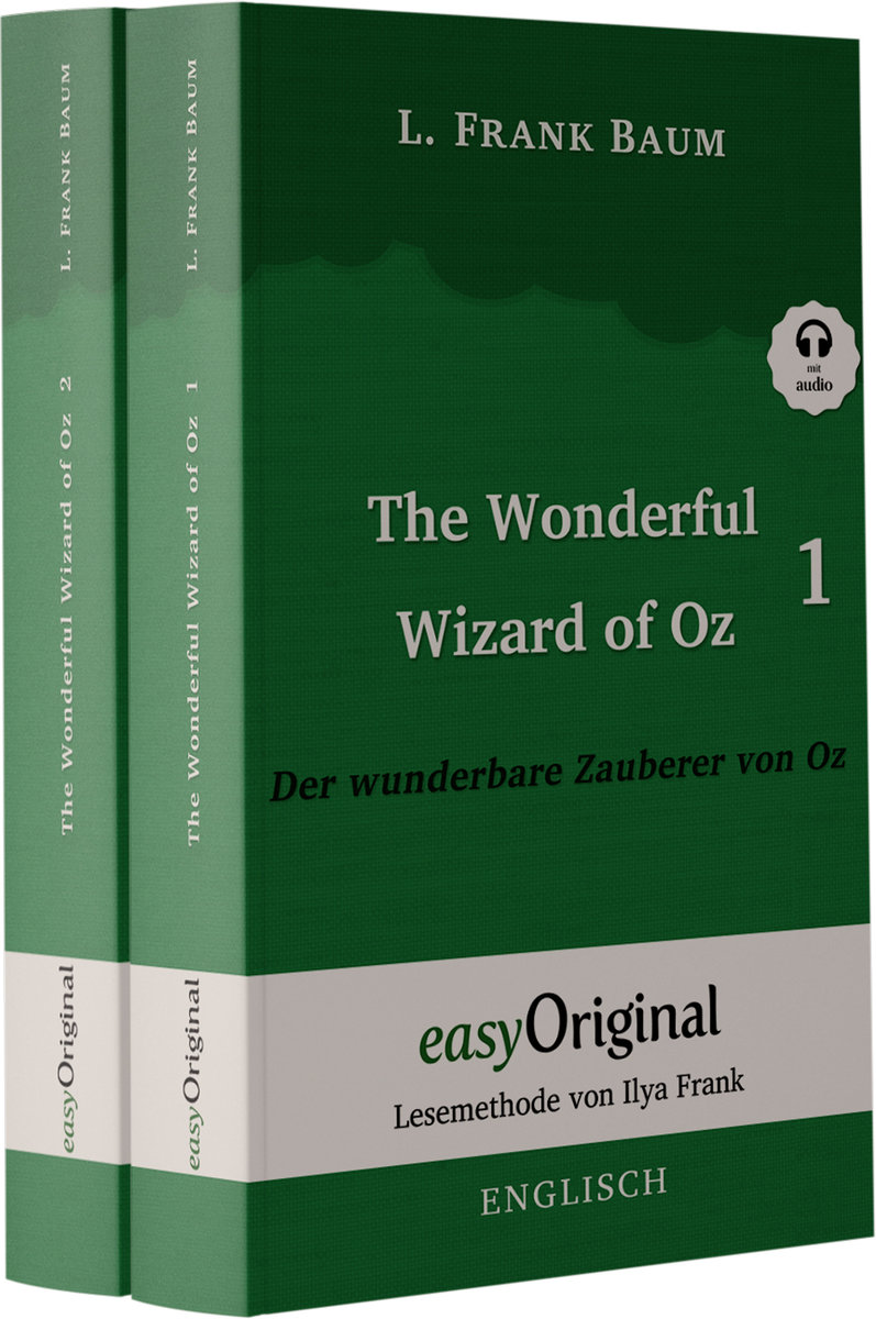 The Wonderful Wizard of Oz / Der wunderbare Zauberer von Oz - 2 Teile (Buch + 2 MP3 Audio-CDs) - Lesemethode von Ilya Frank - Zweisprachige Ausgabe Englisch-Deutsch