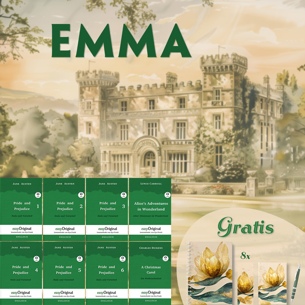 Emma (8 Bücher + Audio-Online + exklusive Extras) - Frank-Lesemethode, m. 8 Audio, m. 8 Audio, 8 Teile